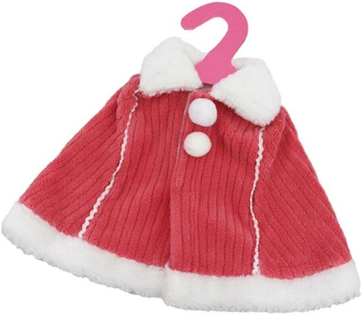 Gerardos Toys Babypoppencape 46 Cm Rood